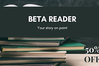 beta read and proofread your manuscript or short story