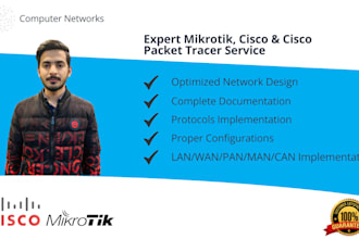 be an expert in cisco packet tracer and computer networks
