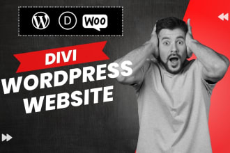 be expert for divi wordpress website, divi theme and divi theme customization