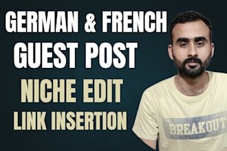 do german guest post and french guest post with dofollow backlinks