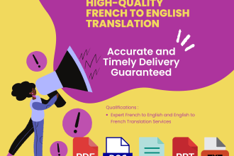 translate french to english and english to french