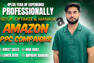 setup and manage amazon PPC campaign, fba amazon ads