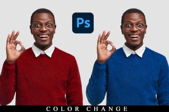 color change of anything perfectly in photoshop
