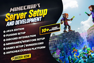 setup your professional minecraft server