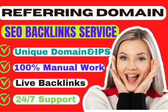 create 5000 high authority contextual referring domain backlinks