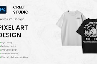 create exclusive pixel art designs for your brand