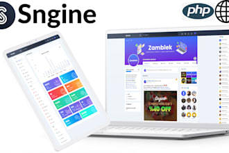 install sngine social website