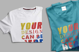 a PSD t shirt mockup for your logo or your design