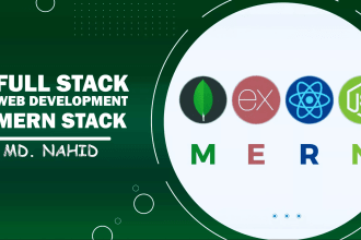 be your mern stack web developer with responsive design