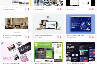 provide premium website templates, wp, drupal, shopify, etc