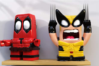 create 3d printable characters