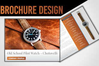 design brochure, flyer, newsletter, bifold or trifold, print, digital