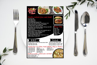 do price list, fast food menu board, restaurant menu design