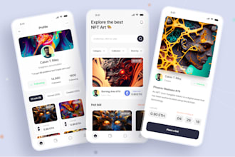do custom UI UX design for mobile apps in figma