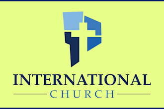 design modern religious, christian or church logo