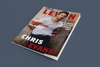 design creative fashion magazine layout design services