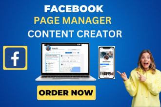 your facebook page manager and content creator