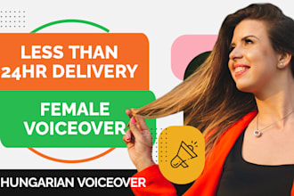 record professional hungarian female voice overs