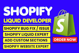 be your shopify liquid developer and shopify expert for custom coding