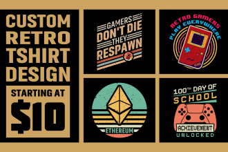 make custom retro tshirt design