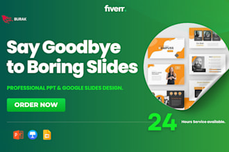 design or redesign powerpoint presentation and google slides
