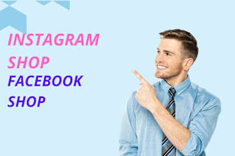 enable facebook shop and instagram shop and approved commerce account