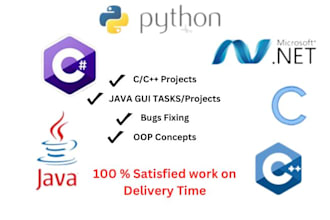 code in c oop in cpp java python csharp data structures and programming projects