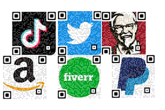 create  professional qr code design  for your logo maker or app or for any link
