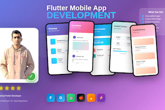 develop andriod and IOS apps in flutter