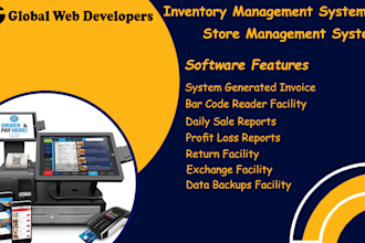 develop web based inventory management system for your store