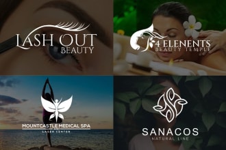 design good looking spa, yoga, health, massage logo