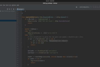 do golang web app, rest apis and services