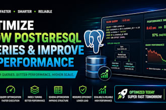 optimize slow postgresql queries and improve db performance