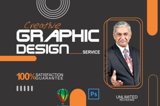create, edit, any design in coreldraw, adobe illustrator or photoshop work