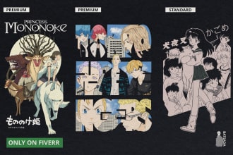 do retro style design anime characters