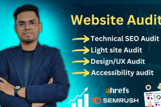 advanced on page and technical SEO website audit report wordpress shopify