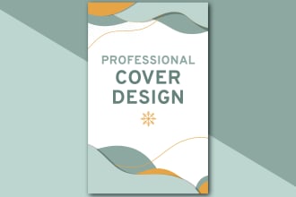 design professional book covers, ebook covers, and paperback