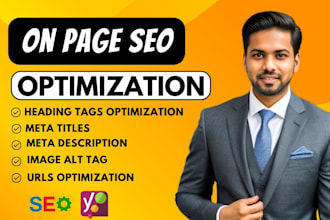 write SEO meta titles, meta descriptions, image alt tags, urls and heading tags