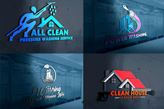 do  washing ,car washing and power washing logo