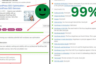 do wordpress onpage seo optimization by yoast