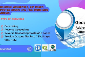 do geocode or reverse geocode excel and csv file