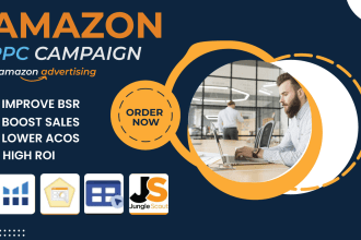 launch and manage amazon ppc campaigns and amazon fba ads