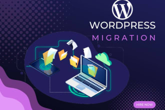 move wordpress website, migrate, or transfer from one host to another