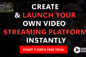 offered live streaming platform with all apps netfilx clone