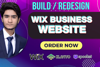 build, redesign wix blog, wix business website
