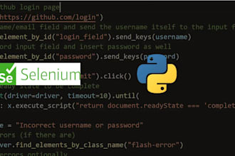 do web scraping with csharp, python, puppeteer, selenium