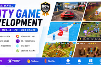 do unity game development for 2d 3d mobile pc web games