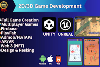 do unity game development