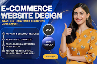 build wix ecommerce website design or redesign and product website store