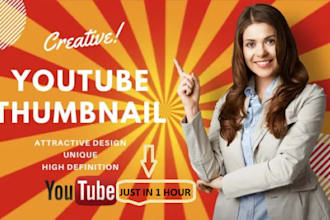 create professional youtube thumbnail